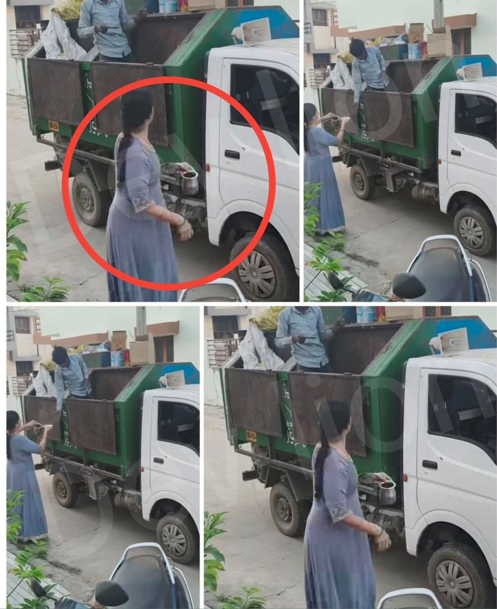 Induwinner's tweet photo. एक वीडियो वायरल हो रहा है Gujarat से,
जहाँ एक महिला कूड़ा उठाने वाले कर्मचारी को अपने हाथों से chai पिला रही है

कोई कैमरा के लिए नहीं 
कोई दिखावा नहीं 
बस एक इंसान ने दूसरे इंसान को इंसान समझा

👉 यही असली Sanskar है
👉 यही असली Respect for Workers है

जब समाज का हर वर्ग एक-दूसरे को सम्मान देगा,
तभी देश सच में आगे बढ़ेगा 

Salute to this Lady
Respect to sanitation workers

आप क्या सोचते हैं?
👇 Comment में लिखिए