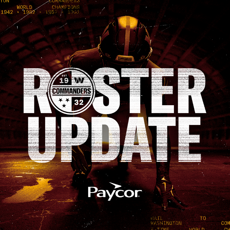 Commanders's tweet photo. We have made the following roster moves:
- Placed WR Noah Brown on the Reserve/Injured List
- Designated CB Darius Rush practice squad injured
- Signed WR Chris Moore from the practice squad
- Signed WR River Cracraft and TE Gee Scott Jr. to the practice squad