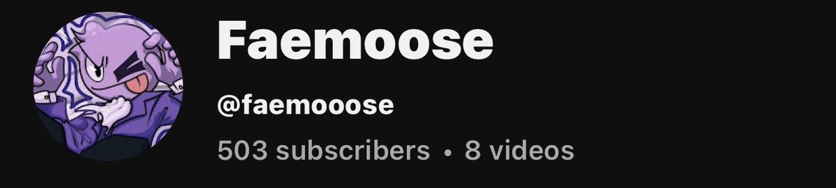 Faemoose's tweet image. halfway there..