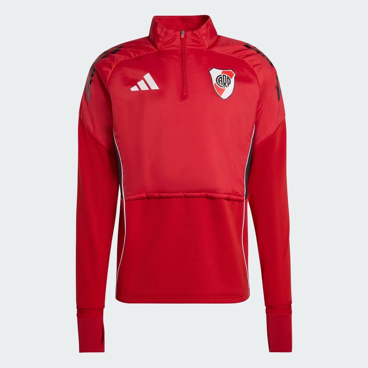 LeaVaquila's tweet photo. Unas ganas de salir delinquir 🥷

Muy buena la nueva versión del buzo ninja de River.

Me mata que adidas lance indumentaria de invierno cuasi en verano. https://t.co/S730BtT1RO