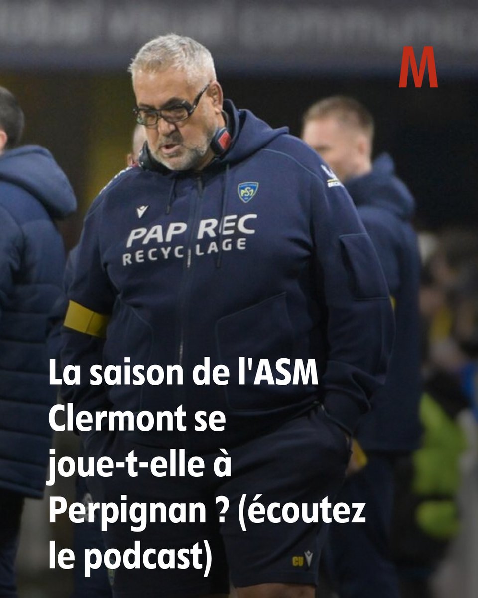 L'ASM va-t-elle jouer sa saison à Perpignan ce week-end ? C'est a question que se pose le podcast "Ici Montferrand" après un dernier mois compliqué pour les Clermontois
➡️ l.lamontagne.fr/ZNW