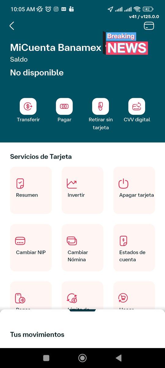 segundo día de Fernando Chico Pardo al frente de <a href="/banamex/">Banamex</a> y la app sigue con problemas desde ayer.. ayer q pq aumentó el uso pq era quincena y hoy pq no es quincena?

la <a href="/cnbvmx/">CNBV</a> omisa, ya le hubiera aplicado multas 

cc <a href="/Claudiashein/">Claudia Sheinbaum Pardo</a> <a href="/CondusefMX/">CONDUSEF</a>

#cdmx #mexico #noticias