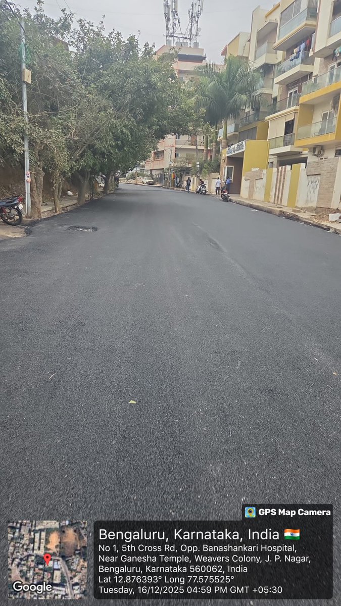 comm_blr_south's tweet image. Asphalting works done on the roads of Harinagar, Anjanapura division to ensure road safety and smooth movement of vehicles.

#asphalting #harinagar #anjanapura