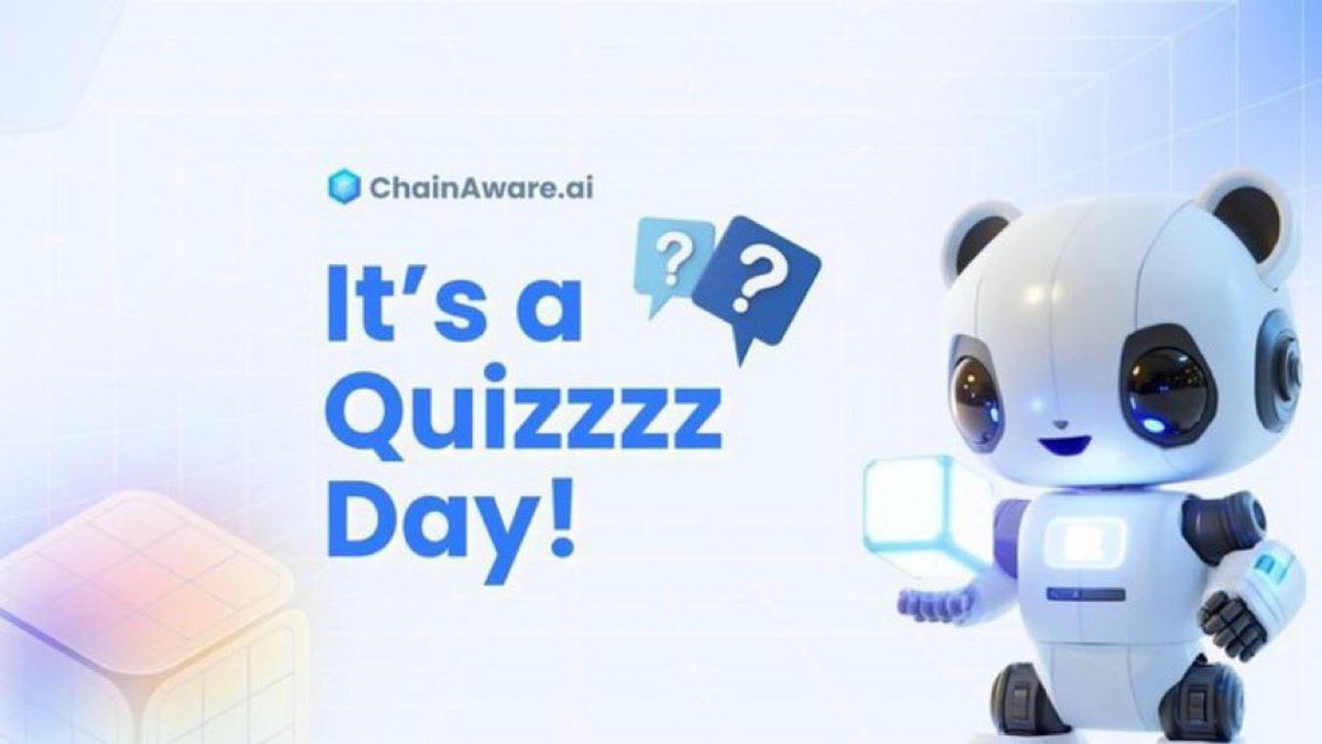 ChainAware's tweet photo. It’s Quizzz Day at https://t.co/tODxqMTUfI!

🧠 10 questions on real utility AI in #Web3
🎯Tuesday, December 16 — 18:00 UTC
🎁 $AWARE prizes for the winners
📍 Join at: https://t.co/xSri4NlSqU

Bring your brain. Bring your speed. Let’s go!🚀 

#AIAgents #CryptoQuiz #Web3AI https://t.co/lWrjaxOTY2