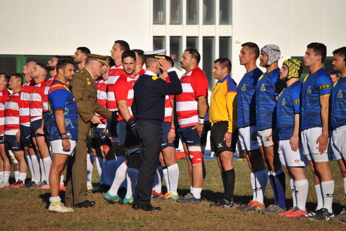MADOC_ET's tweet photo. La I Copa Alhucemas de Rugby ha enfrentado a las selecciones de la Armada y del Ejercito de Tierra en la Escuela Naval Militar de Marín en Pontevedra. Con un resultado favorable de la selección de tierra, que se consolida como un gran equipo con un futuro inmejorable. https://t.co/GG0M3U0ruQ