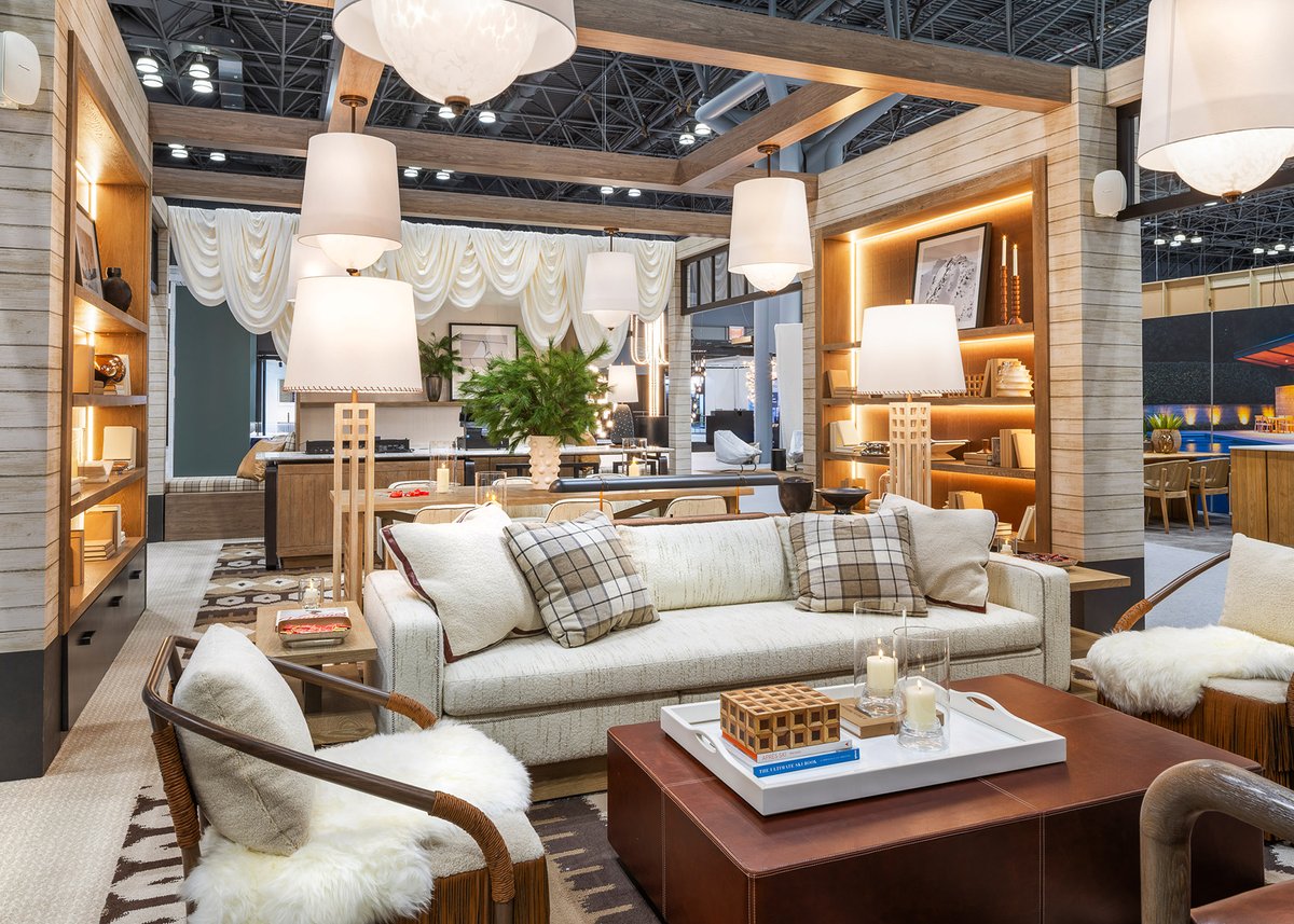 wearegilbert's tweet photo. Marriott transformed its BDNY exhibit into a sophisticated lodge-inspired setting, featuring rich woods, soft drapery, warm lighting, and comfortable lounge spaces that encouraged guests to settle in and stay awhile. https://t.co/6YDEsclriu