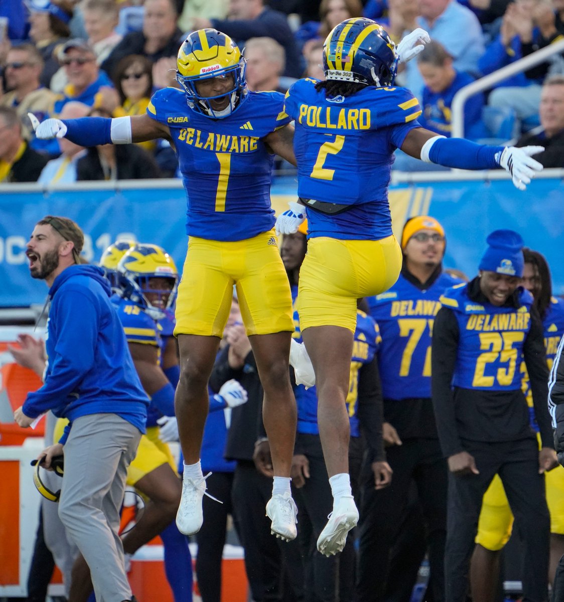 CamMellor's tweet photo. Our @PFSNcollege highest-graded CUSA CBs:

Nate Evans, Delaware: 88.3
Jordan Dunbar, Missouri State: 87.6
Caleb Offord, Kennesaw State: 85.8
Mister Clark, FIU: 84.7
Tre'Quon Fegans, Jacksonville State: 84.2
JeRico Washington Jr., Kennesaw State: 84.1
Jhamal Shelby Jr., Louisiana Tech: 83.3
Cedric Woods, Louisiana Tech: 83.3
Jamarion Kolagbodi, Delaware: 82.8
Brian Blades II, FIU: 82.8