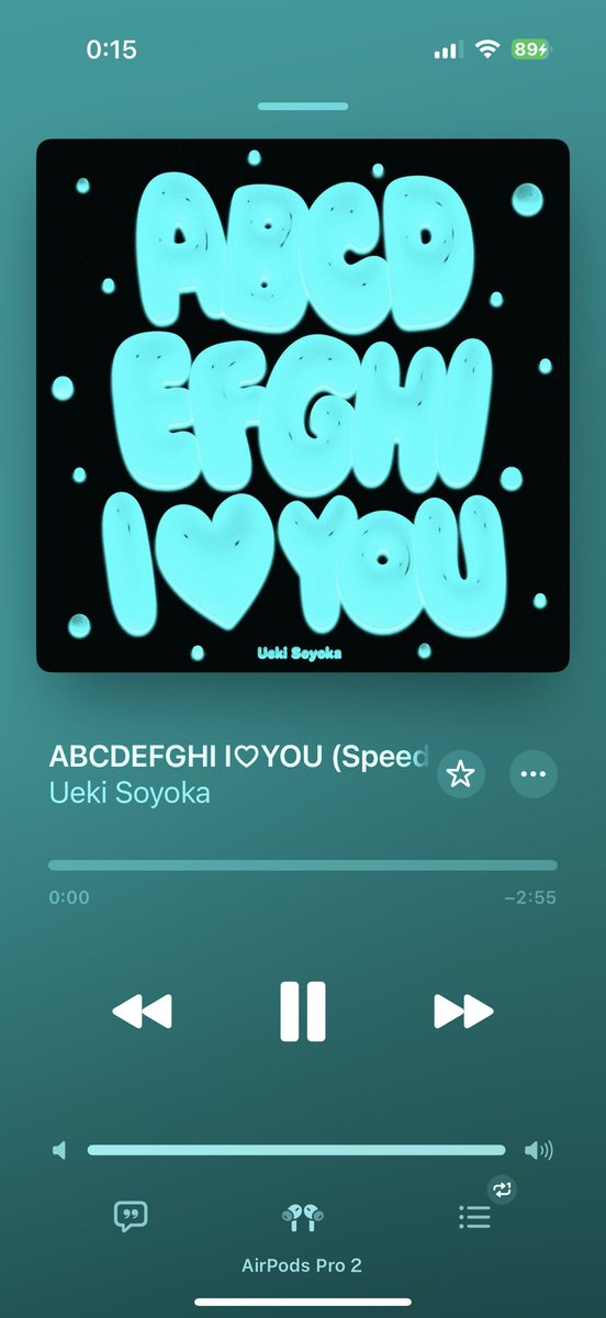 cheer_on_soyoka's tweet photo. ABCDEFGHI I♡YOU (speed up ver.)
配信スタート🫶
#UekiSoyoka
#ABCDEFGHI I♡YOU (speed up ver.) https://t.co/Wfa1wsfyBe
