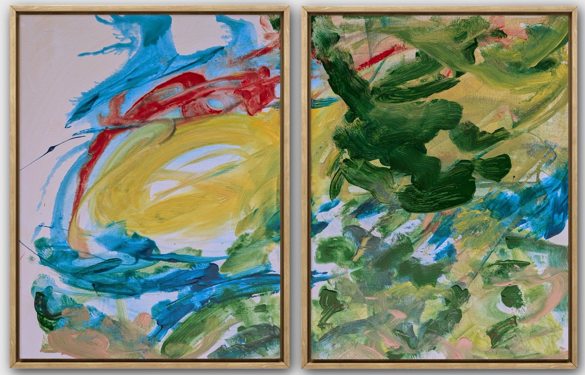 tread lightly / carry the torch
.
.
dec 2025 diptych acrylic on canvas