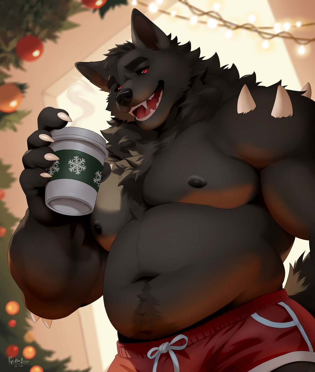Kai_Raiken's tweet photo. Vulterus packed on a bit of weight for the holidays (must have been all those zenos). He wants to wish all the #reconnectedvn fans a very merry christmas!!! Thank you all for the love and support! ❤️ ❤️❤️ (art by @PupCoffeeBear ) https://t.co/jzT04Ca9zL