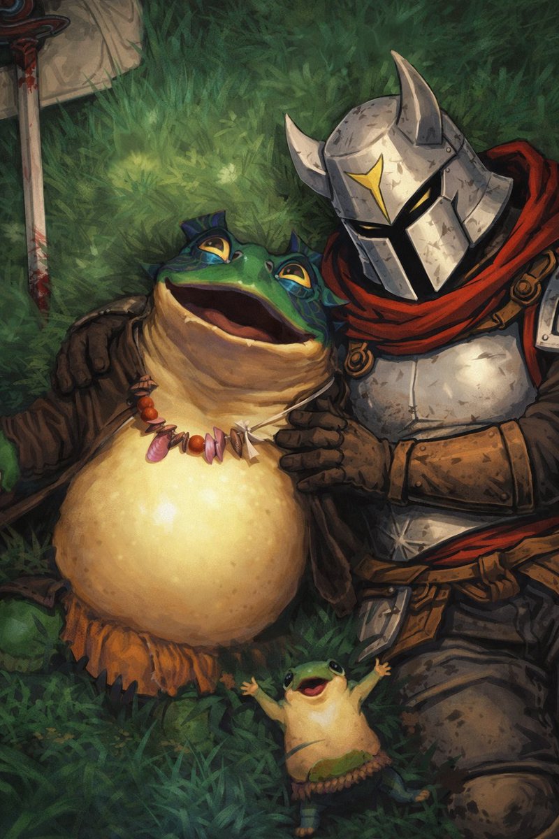 dotabtc's tweet photo. A family of three~ 🐸 🗡️
#OpenDota #Dota2 #Dota
@ESLDota2 @pepecoineth https://t.co/JI9tZIlflI
