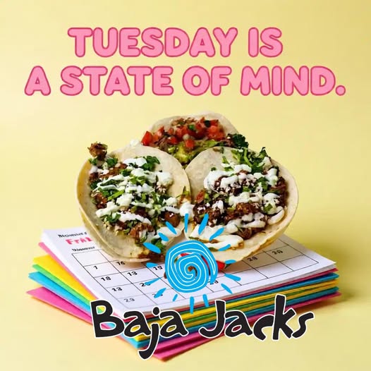 bajajacks's tweet photo. It’s Tuesday, which means my brain has officially entered a taco state of mind 📷
No thoughts, just tacos. No plans, just salsa https://t.co/ksRFLTFFfs