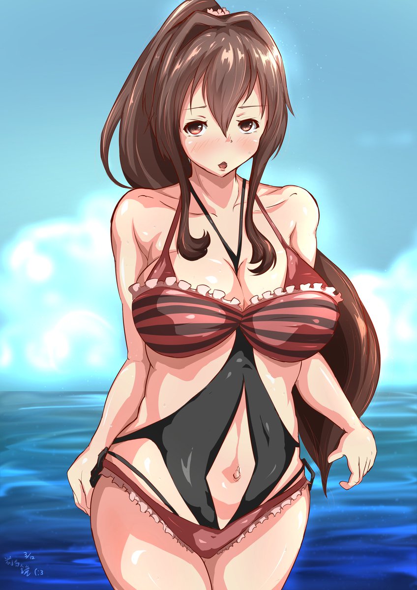 #くそ寒いので水着を貼る 