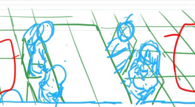 非常にめんどいコマのネームと下描きとペン入れ
今回はこういうコマが多い 