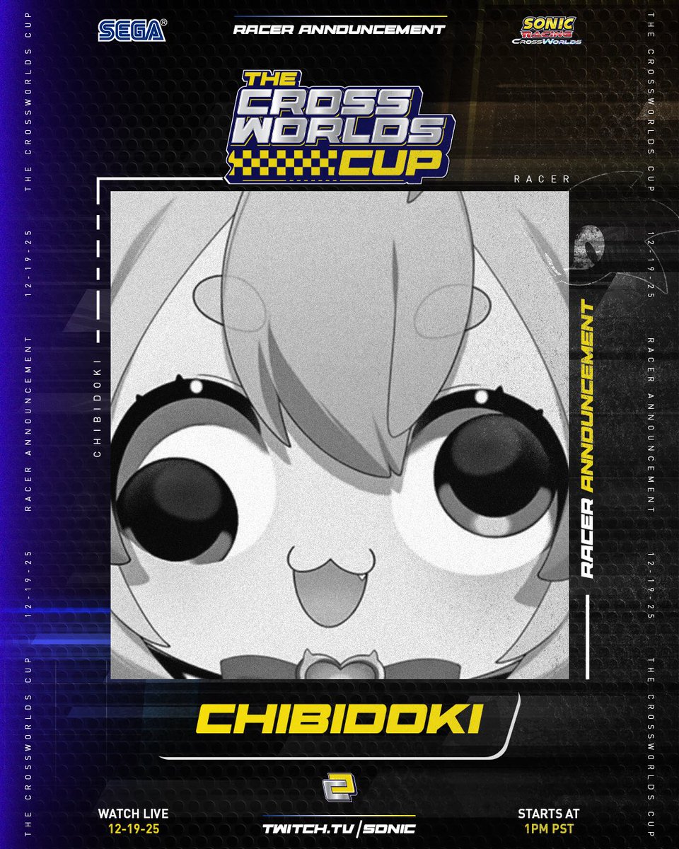 chibidokii's tweet image. 🩵 HEY YOU!! 💙

I’m playing Sonic Racing: Crossworlds and racing in The Cross Worlds Cup!! 🏁

📅 Friday, the 19th
⏰ 1PM PST / 3PM CST