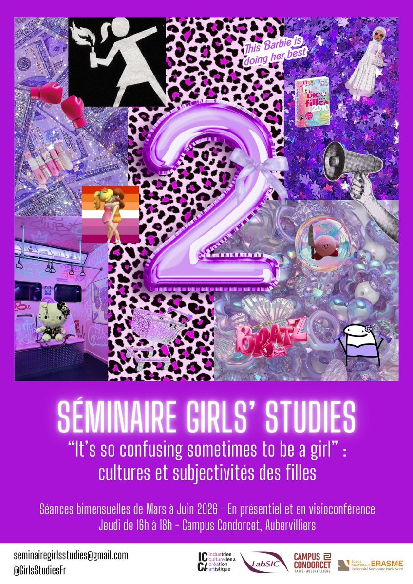 Séminaire Girls' Studies. tweet media