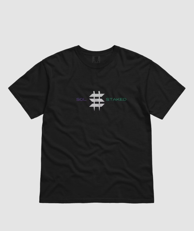 CryptoJar_Net's tweet photo. New shirt just dropped 👕
$SOL is getting staked… for a while 😎
👉 https://t.co/zuxKGEO9xU