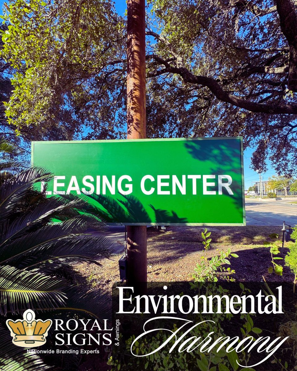RoyalSigns_HTX's tweet image. When signage works with the environment, everything feels more inviting.
Designed to stand out while fitting in.
#EnvironmentalSignage #SignDesign #CommercialSignage #ExteriorBranding #SignCompanyUSA
