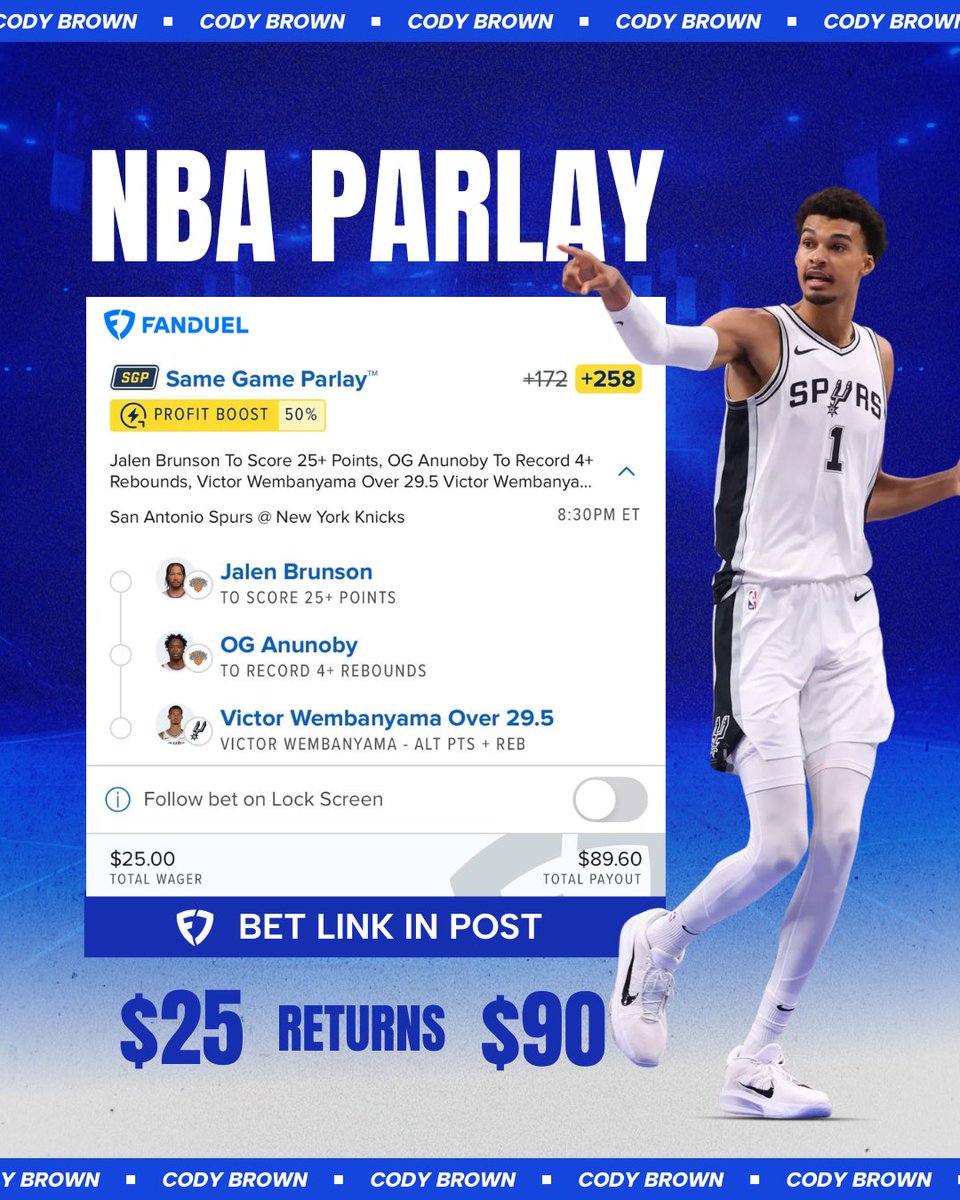 Cody Brown Bets tweet media