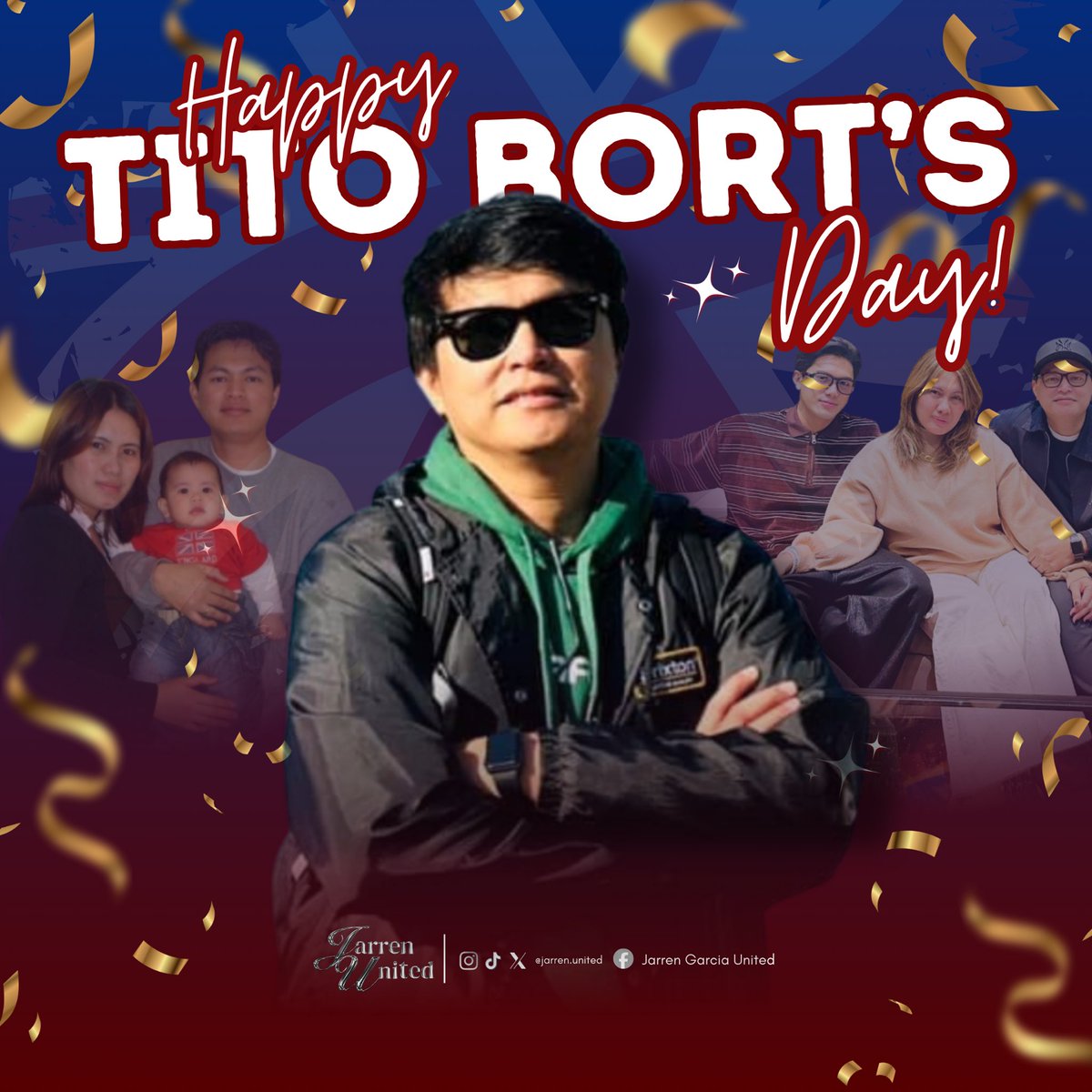 JarrenUnited's tweet image. 𝐇𝐚𝐩𝐩𝐲 𝐁𝐢𝐫𝐭𝐡𝐝𝐚𝐲, 𝐓𝐢𝐭𝐨 𝐁𝐨𝐫𝐭! 🫶🏻

Thank you for being such a loving and supportive father to Jarren. Your guidance, patience, and unconditional support mean so much. Wishing you a day filled with love, peace, and countless blessings ahead.

#JarrenGarcia