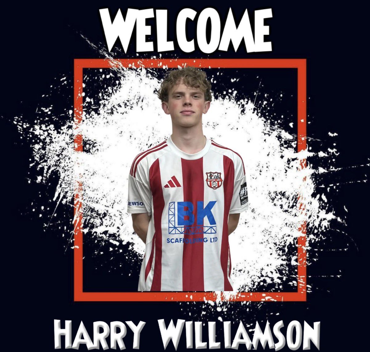 BittonAFC's tweet image. We would also like to welcome Harry to the team and the club 🔴⚪️