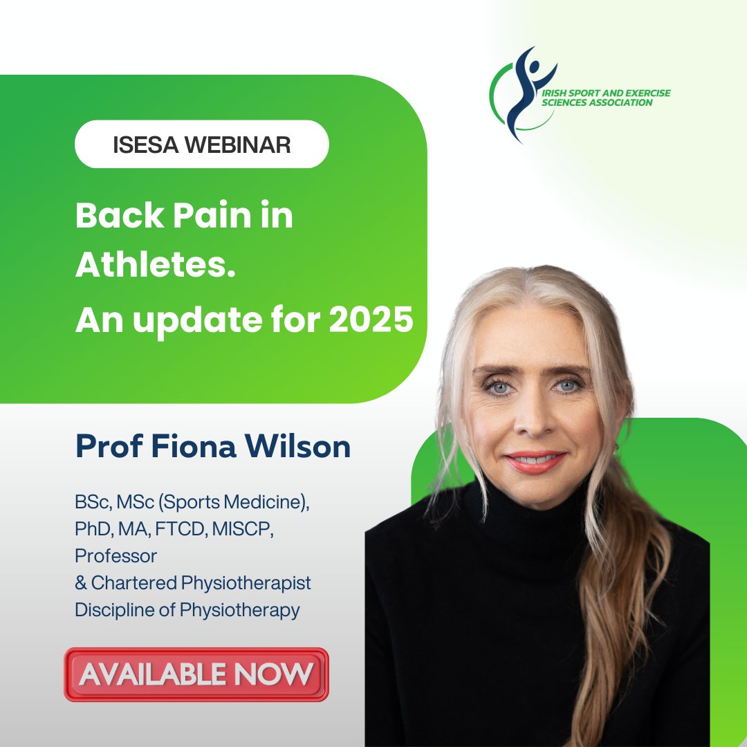Irish Sport and Exercise Sciences Association tweet media