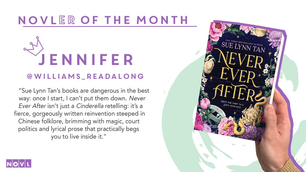 theNOVL's tweet image. Major thanks to Jennifer for being our NOVLer of the Month! We couldn't agree more! If you haven't ready Never Ever After yet, you should!!
thenovl.com/landing-page/n…