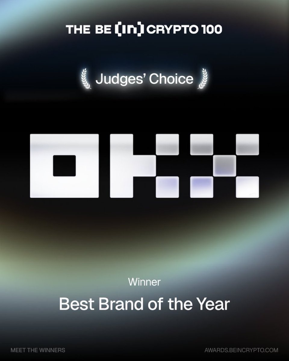 We’re proud to share that we have been named Best Brand of the Year at the <a href="/BeInCrypto/">BeInCrypto</a> 100 Awards 2025.

Huge thank you to our community — this one’s for you  🫵