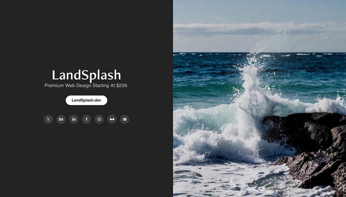 LandSplash's tweet photo. LandSplash
Premium Web Design Starting At $259.
https://t.co/a6MKxmAeAt https://t.co/7B5Mr0Xbsa