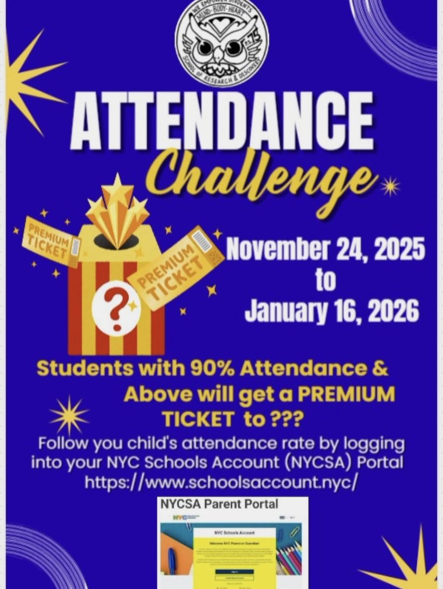 TheraErickson's tweet image. 🎉CHALLENGE ACCEPTED‼️ #AttendanceMatters ❤️ #EverydayCounts 🗓️ #InItToWinIt 🏆 StudentSuccess 🥰 ParentsAsPartners 💜 Community 💛 OriginalOwls 🦉