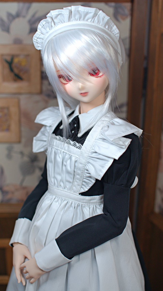 やっと通販で届いたメイド服を早速遥さんに着ていただのですが、、、素晴らしい😭😭😭
やはりメイド服は良い文明だっ
ウィッグはイドルで購入させていただきました。
とても良き🫶
#こざくらっこ 
#Ichiham