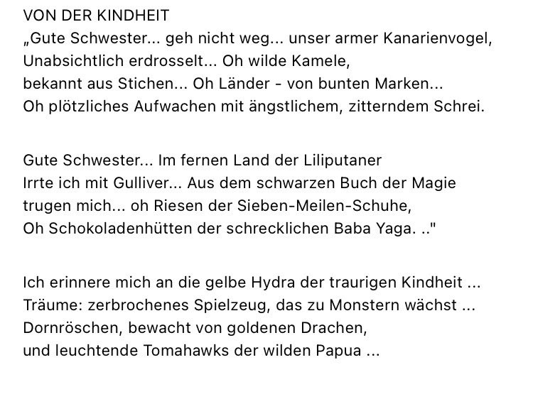 <a href="/lustiger/">Jan Froehlich</a> <a href="/SmolkaBeatrice/">Béatrice Smolka🇨🇵🇩🇪🇵🇱🇪🇺</a> <a href="/verena_ramona/">Verena Ramona</a> <a href="/DieterBirkenma1/">Dieter Birkenmaier</a> <a href="/MarekSJF/">Dr. Markus Fraczek</a> <a href="/0101_Bella/">Bella</a> <a href="/yameBleibt/">Shotgun Ayame 🤠 🏳️‍🌈🍉</a> <a href="/witold_jacek/">Jacek Witold 🇵🇱</a> <a href="/thomas_dudek/">Thomas Dudek</a> <a href="/uzora5/">u_zora @uzora5.bsky.social</a> <a href="/AWerberger/">Annette Werberger</a> <a href="/MattheusWehowsk/">Matthäus Wehowski</a> <a href="/FionaLichtblau/">Fiona Lichtblau</a> <a href="/SedaBasay/">Seda Başay-Yıldız</a> <a href="/AndrzejSzaja/">Andrzej Szaja 🇵🇱🇺🇦</a> <a href="/gosia_walkowiak/">Gosia Walkowiak ✌️🇺🇦❤️🇵🇱❤️🇮🇱🎗️🇩🇪</a> <a href="/PrzemekZajfert/">Przemek Zajfert</a> <a href="/akajak800/">kasia z ząbek</a> <a href="/kreuzberged/">Berlin Companion</a> <a href="/GlkAustria/">Borstenfanni</a> <a href="/grz_szymanowski/">Grzegorz Szymanowski</a> <a href="/HansHuett/">Hans Huett</a> Jeden Tag ein #JulianTuwim Gedicht, Tag 1407. Heute weiter aus Juwenilia 1 das Gedicht Z dzieciństwa, Aus der Kindheit von 1913.