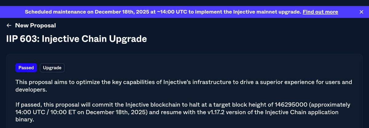 CattyETHcrypto's tweet image. new update for the @injective ( $INJ ) ecosystem is coming on December 18..👀

The #Injective developers never stop ، building 24/7. 🥷🏻

2 days to go… waiting...⏳
