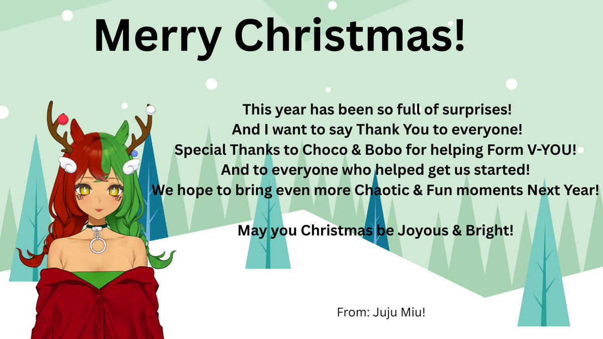 Christmas is around the corner! 
A lil Holiday Message from our Founder!