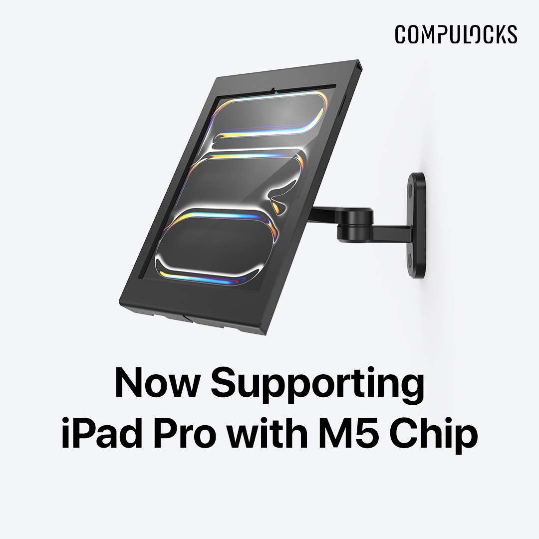 Maclocks's tweet image. Keep your new Apple iPad Pro M5 safe in our Apex enclosure, ideal for retail, education, and corporate deployments.

Explore iPad solutions at bit.ly/3KX4J61

#TabletEnclosures #TabletMounts #maclocks #iPadPro #iPad #Apple