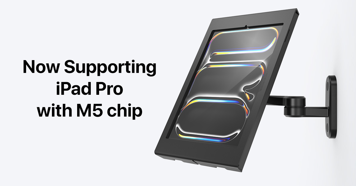CompuLocks's tweet image. Keep your new Apple iPad Pro M5 safe in our Apex enclosure, ideal for retail, education, and corporate deployments.

Explore iPad solutions at bit.ly/3XXTBZB

#TabletEnclosures #TabletMounts #iPadPro #iPad #Apple #Compulocks
