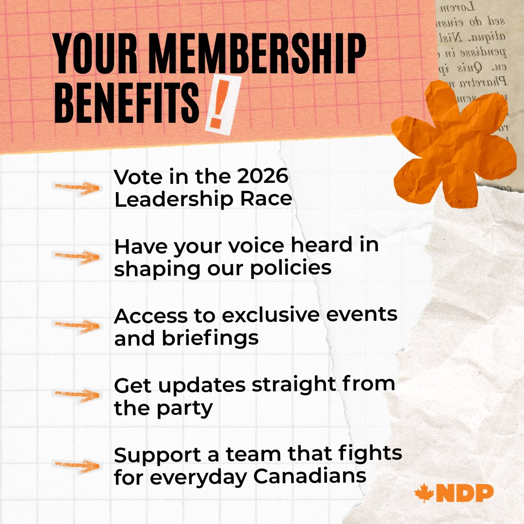 NDP tweet media