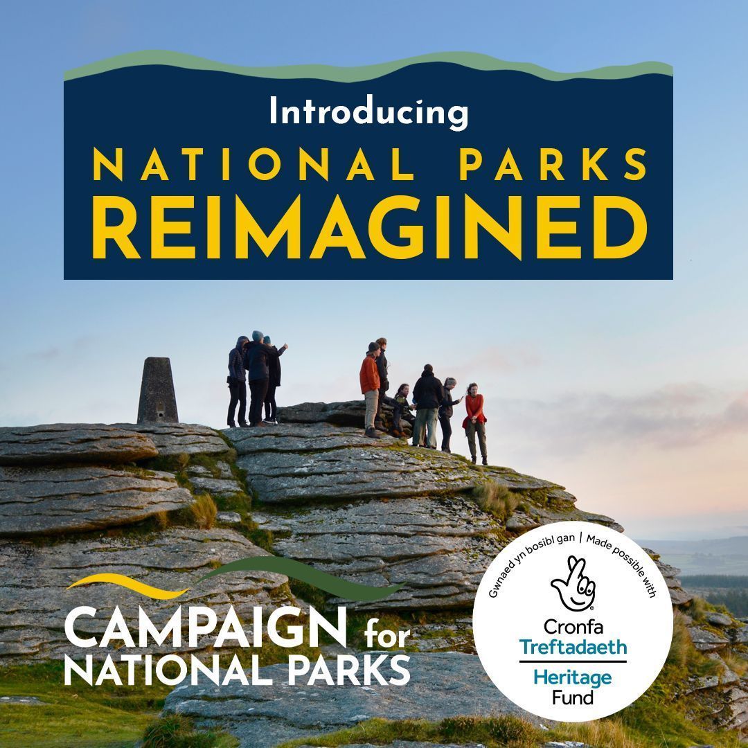 Campaign4Parks's tweet photo. We're pleased to announce that we will be building on the success of New Perspectives, with a new project “National Parks Reimagined”, funded by The National Lottery Heritage Fund. 

The project will scale up youth leadership to drive landscape recovery. 

More to come soon! https://t.co/sJYVmC1cCV