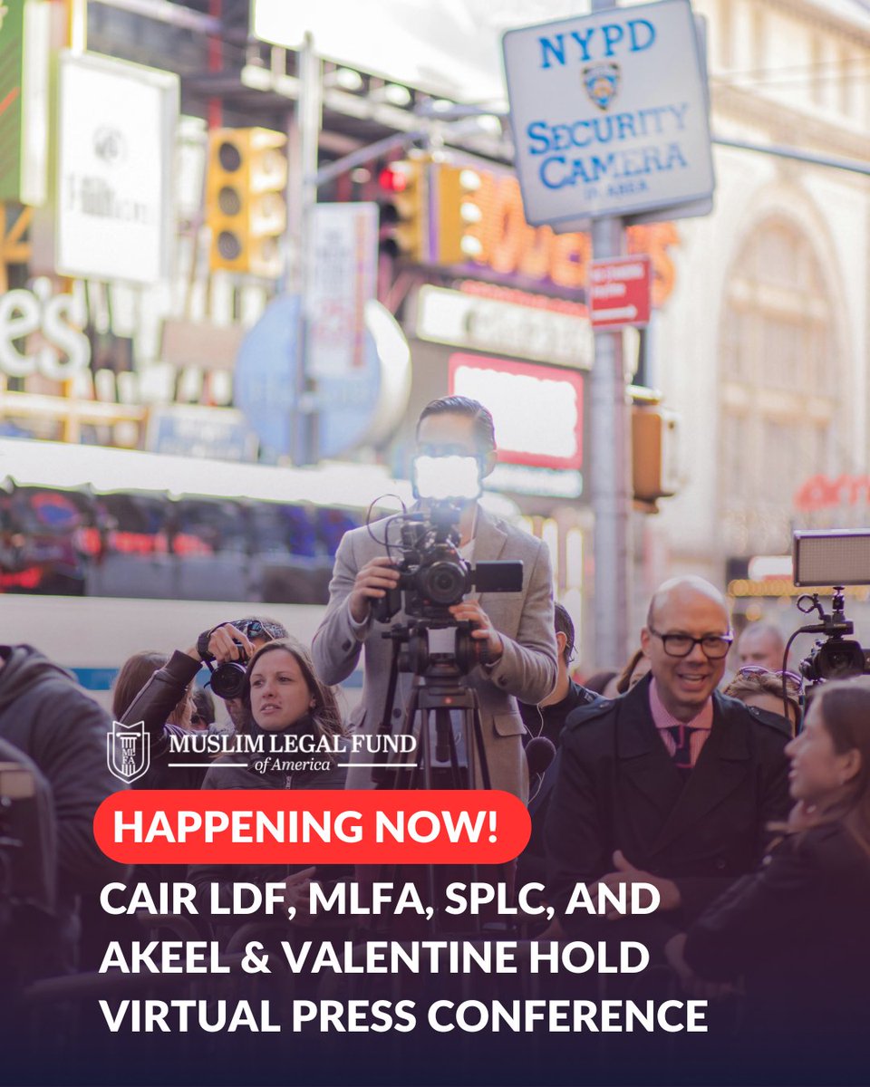 MLFA's tweet image. HAPPENING NOW! MLFA Criminal Defense Department Head Charlie Swift joins civil rights leaders to discuss Gov. DeSantis’ unconstitutional attempt to silence Muslim advocacy through executive power.

mlfa.org/this-executive…