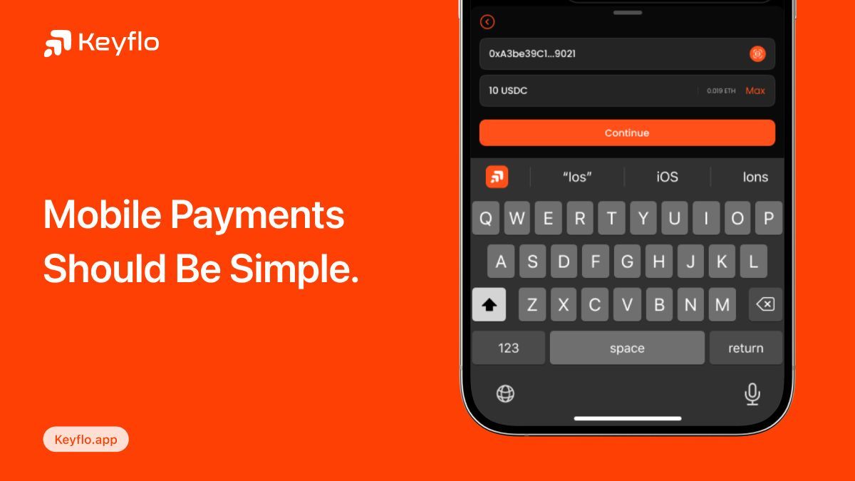KeyFlo_App's tweet image. Crypto payments on mobile should be simple.

Apps force you to:
exit 
open wallet
copy address 
switch back
plus 10 more steps

Most newbies give up halfway.

Keyflo: Your keyboard is your wallet.