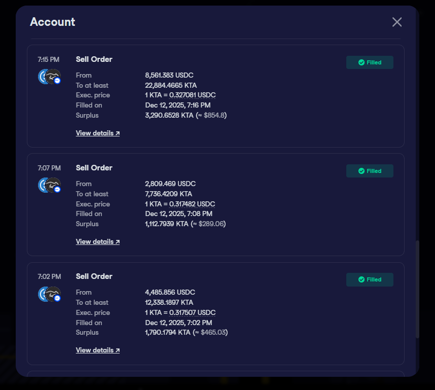 CryptoNinjak's tweet photo. Stacking more. $KTA https://t.co/7CGzXpzARN