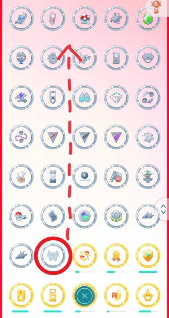 <a href="/NianticHelp/">Niantic Support</a> <a href="/PokemonGoApp/">Pokémon GO</a> 
The reason why I know you don't play your own game is because you don't know how annoying it is to scroll all the way to the bottom to find the Vivillon medal to claim your Scatterbug encounter if it doesn't pop up. Can you move it to the top PLEASE