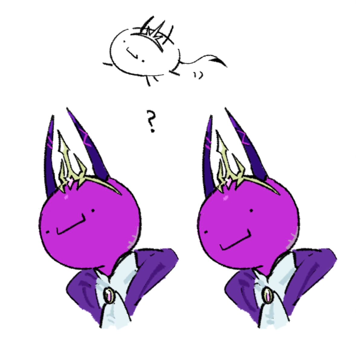 alsolnoir's tweet photo. Two type of Wemmbu face? https://t.co/njskS6WQlU