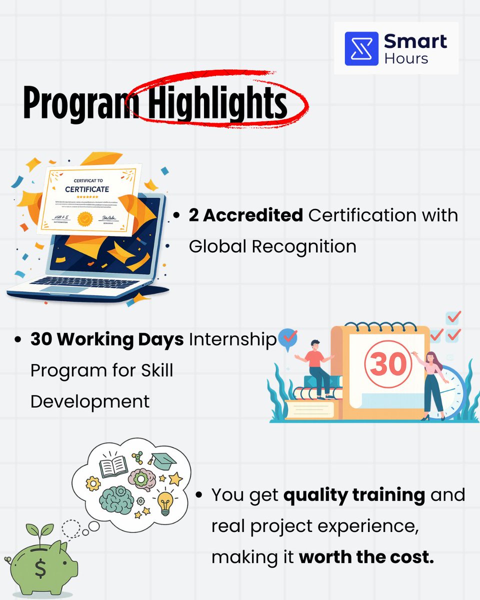 smarthours_offl's tweet photo. 💻🚀 Integrated MERN Stack Internship
Build real-world full-stack apps using MongoDB, Express, React &amp; Node.js.
Hands-on projects. Industry-ready skills.

📩 Enroll now.

#MERNStack #FullStack #Internship #TechCareers https://t.co/QDo7TLuXQl