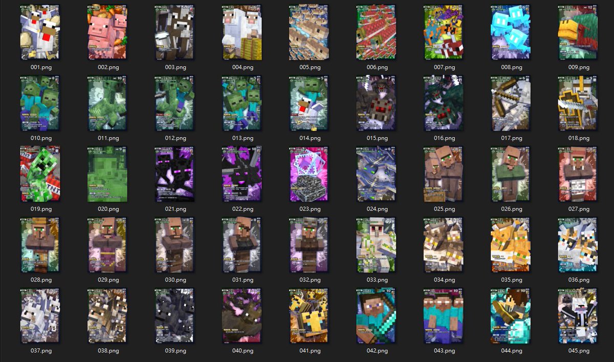 喔齁
我做了45張卡圖
應該已經可以正常遊玩了
但不知道實際平衡如何