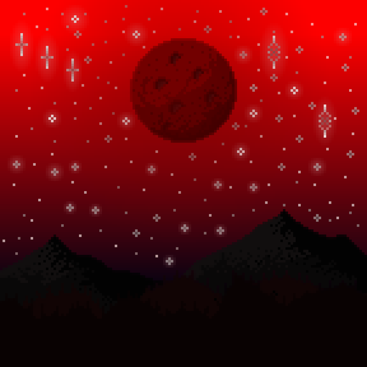 Red_YaZZid's tweet photo. Blood moon

#Aseprite #Art #PixelArt #moon https://t.co/K30Mch7ZUM