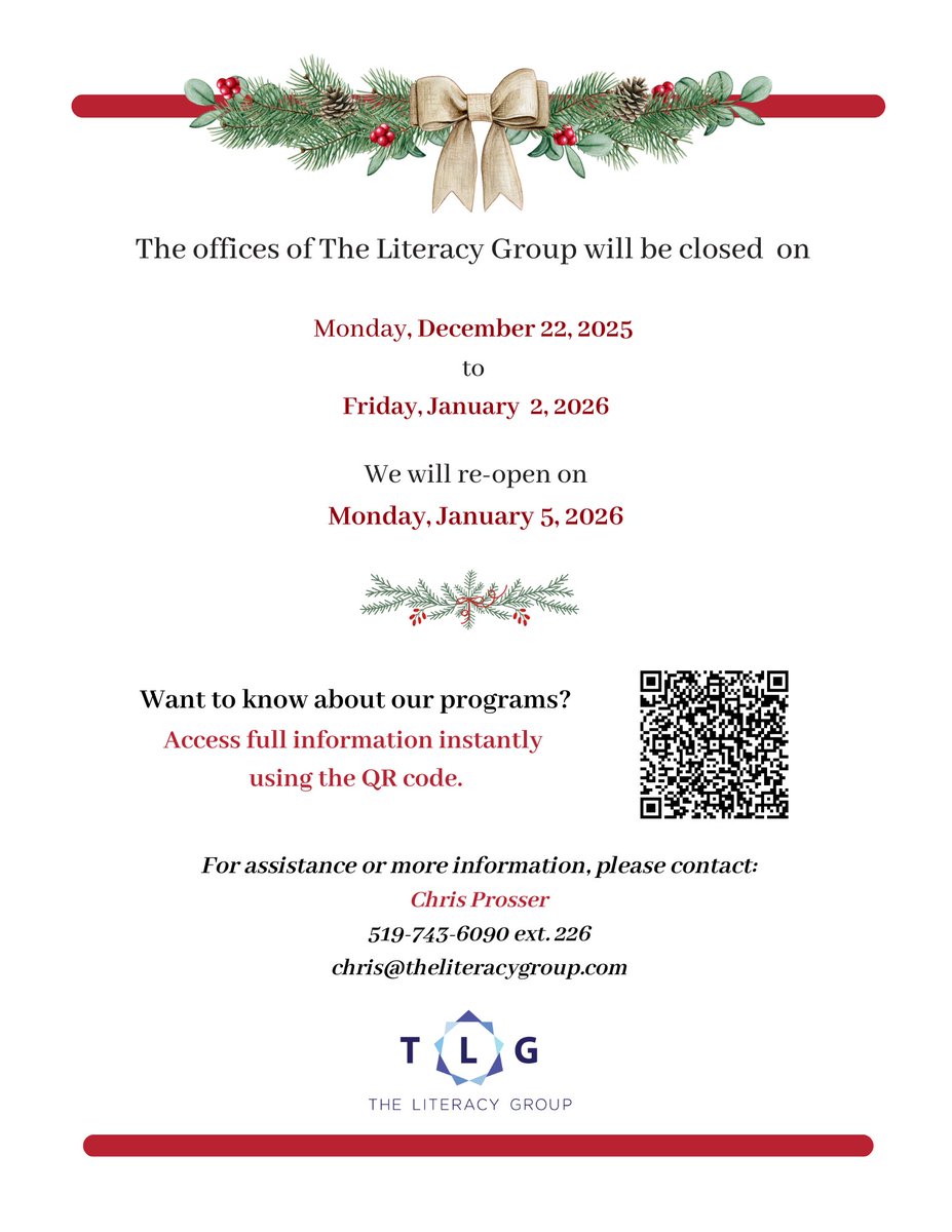 TLGwr's tweet photo. To learn more about our FREE programs visit our Program Guide. https://t.co/obB1NXwJGM
See you in 2026. https://t.co/cp38T5LnCi