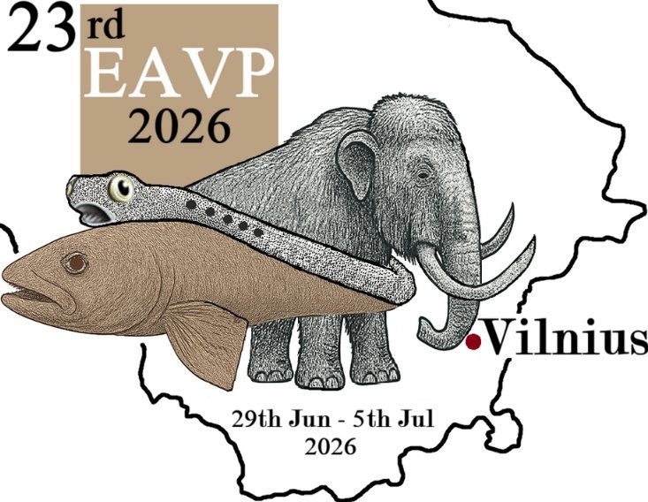 🇱🇹 #EAVP2026 website is live! Join the 23rd EAVP in Vilnius (29 Jun–5 Jul 2026) in hybrid format. Registration &amp; call for abstracts are now open. Key deadlines + info here: eavp2026.weebly.com #paleontology #conference