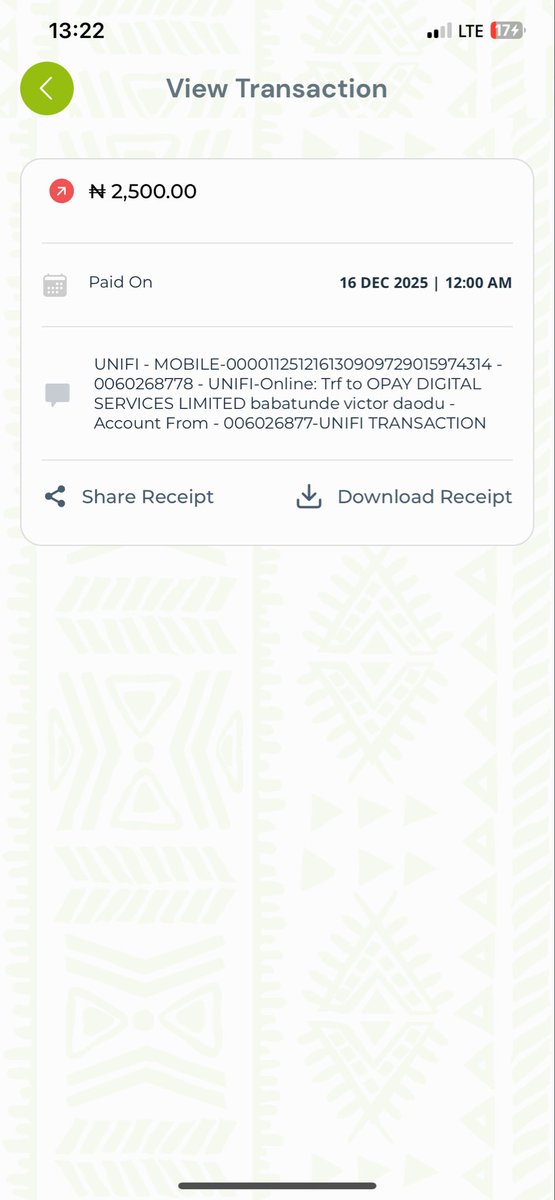 Dabatking1's tweet photo. @OPay_NG Opay whats wrong , it was successfull from Unity bank you guys failed it , but didn’t reverse the money back https://t.co/9edcMzRilP