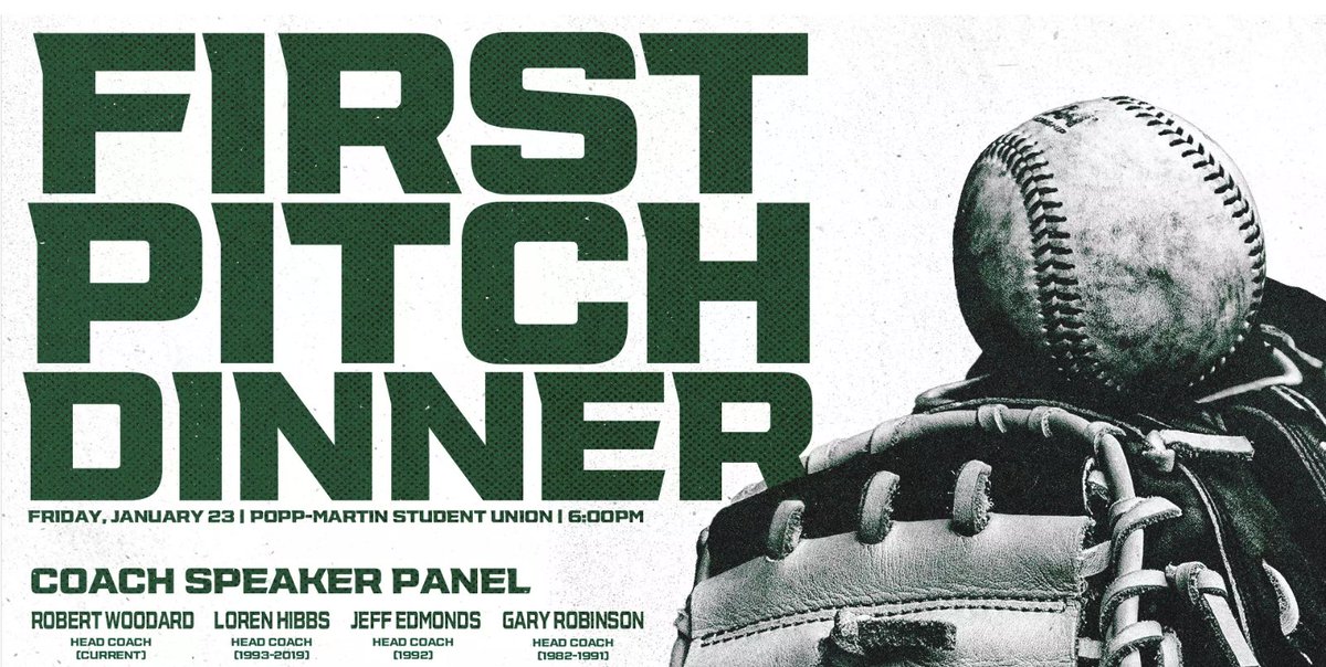 49er_Club's tweet photo. Mark your calendars 🗓️ for the 7th Annual @CharlotteBSB First Pitch Dinner on Jan. 23, 2026!

The event will feature a speaker panel of former head coaches Loren Hibbs, Jeff Edmonds, Gary Robinson &amp; current head coach @rwoodardCLT. 

RSVP Today 👉 https://t.co/kJfaD89ZtB https://t.co/B10LFuAjg1